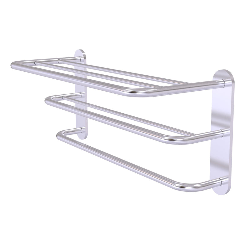 Three Tier Hotel Style Towel Shelf with Drying Rack