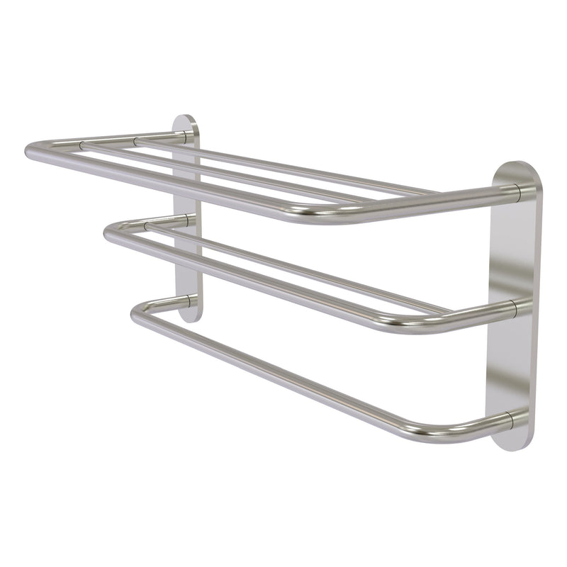 Three Tier Hotel Style Towel Shelf with Drying Rack