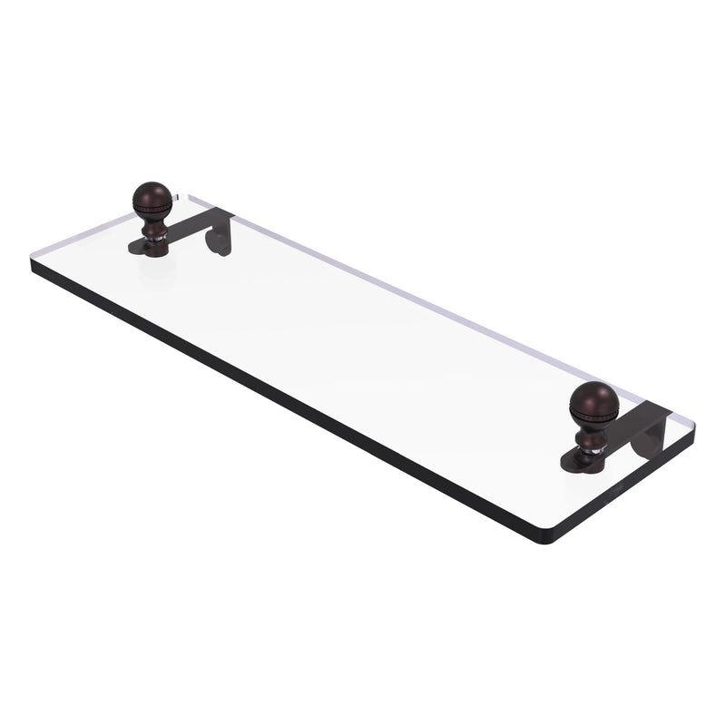 Mambo Collection Glass Vanity Shelf with Beveled Edges