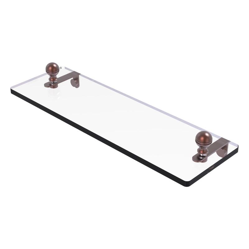 Mambo Collection Glass Vanity Shelf with Beveled Edges