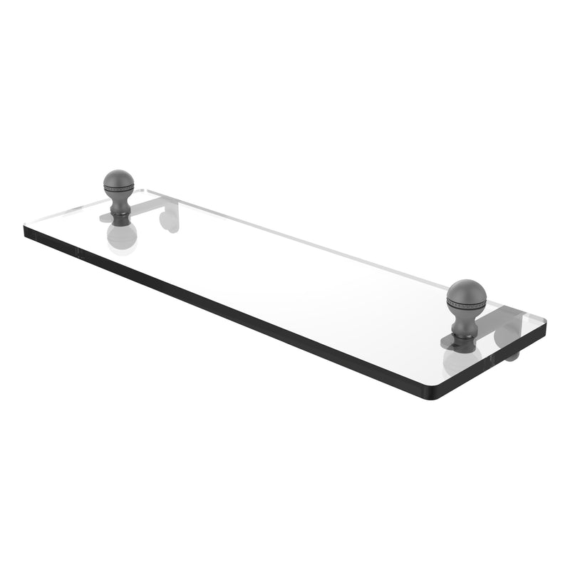 Mambo Collection Glass Vanity Shelf with Beveled Edges