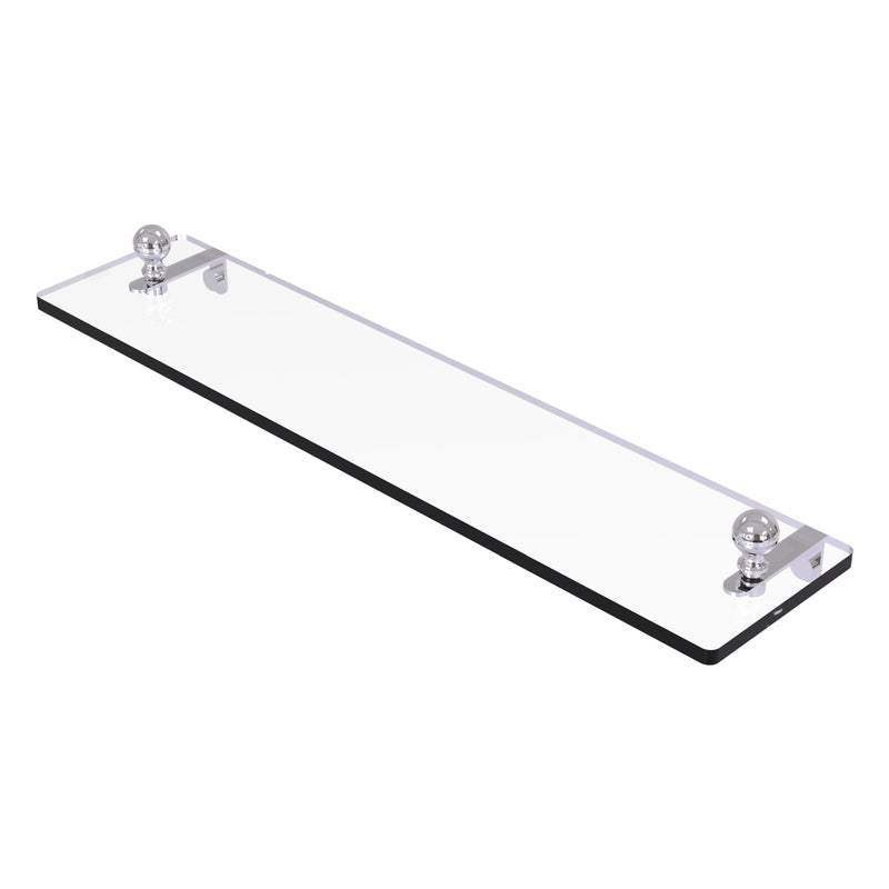 Mambo Collection Glass Vanity Shelf with Beveled Edges