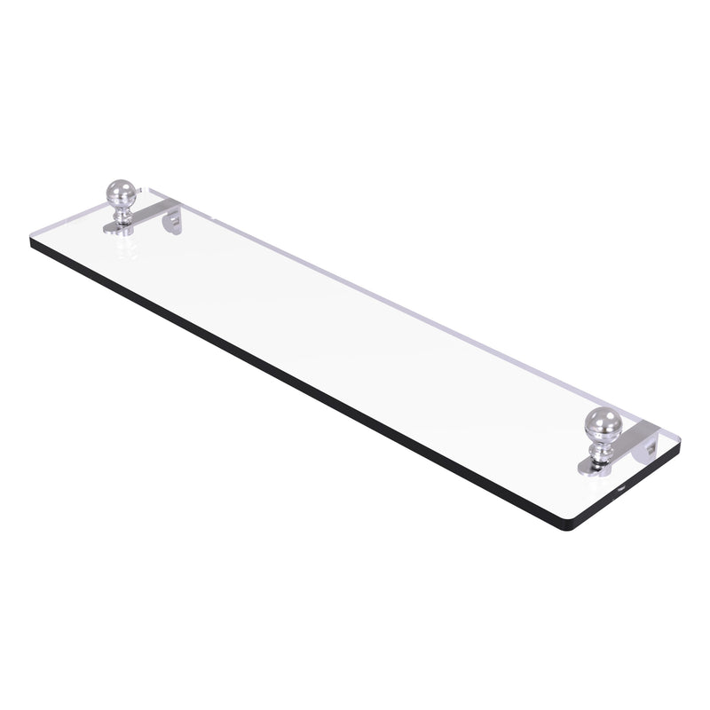 Mambo Collection Glass Vanity Shelf with Beveled Edges