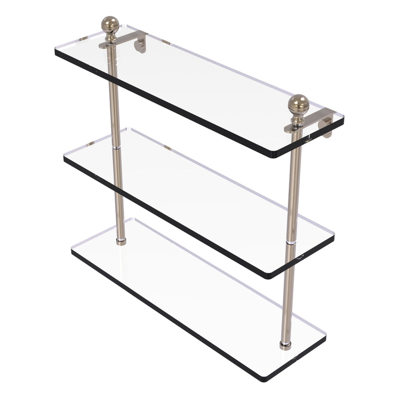 Mambo Collection Triple Tiered Glass Shelf