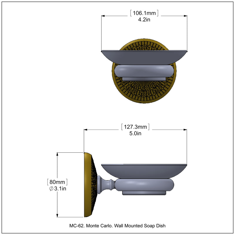 Wall Mounted Soap Dish