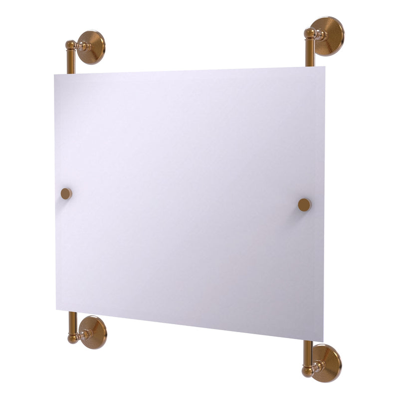 Monte Carlo Landscape Rectangular Frameless Rail Mounted Mirror