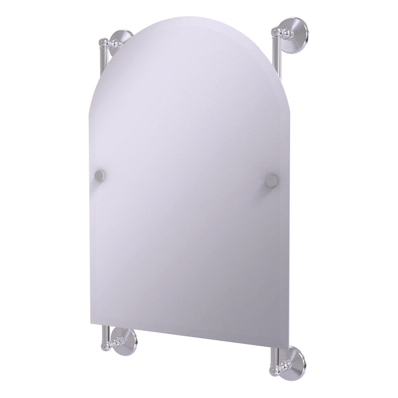 Monte Carlo Arched Top Frameless Rail Mounted Mirror