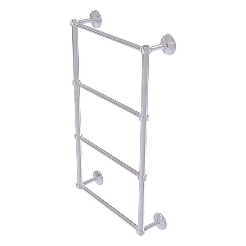 Monte Carlo Collection 4 Tier Ladder Towel Bar with Grooved Accents