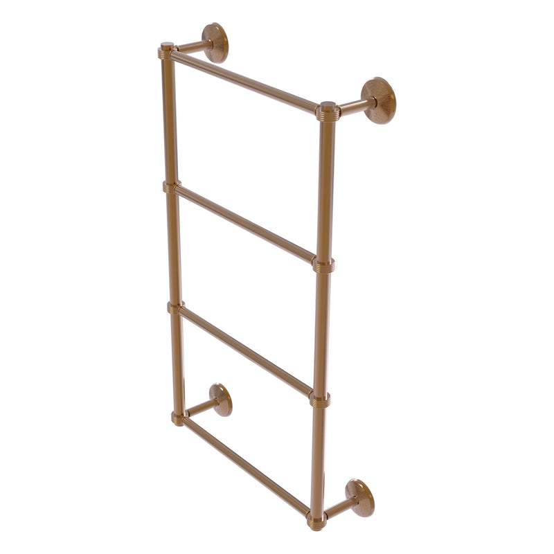 Monte Carlo Collection 4 Tier Ladder Towel Bar with Grooved Accents