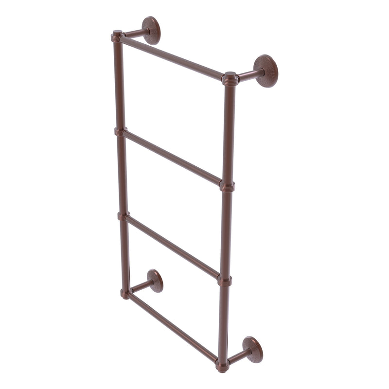 Monte Carlo Collection 4 Tier Ladder Towel Bar with Grooved Accents