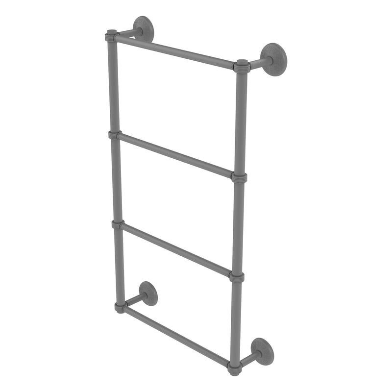 Monte Carlo Collection 4 Tier Ladder Towel Bar with Grooved Accents