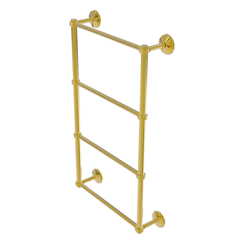 Monte Carlo Collection 4 Tier Ladder Towel Bar with Grooved Accents