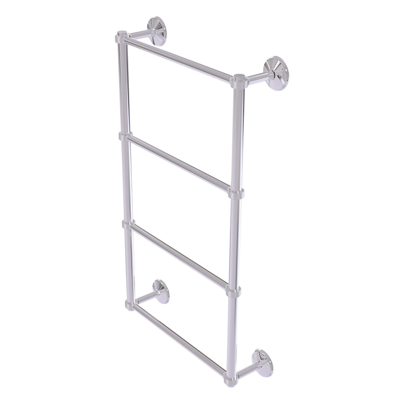 Monte Carlo Collection 4 Tier Ladder Towel Bar with Grooved Accents