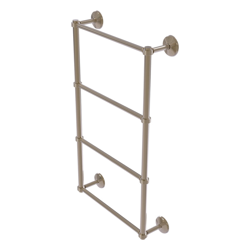 Monte Carlo Collection 4 Tier Ladder Towel Bar with Grooved Accents