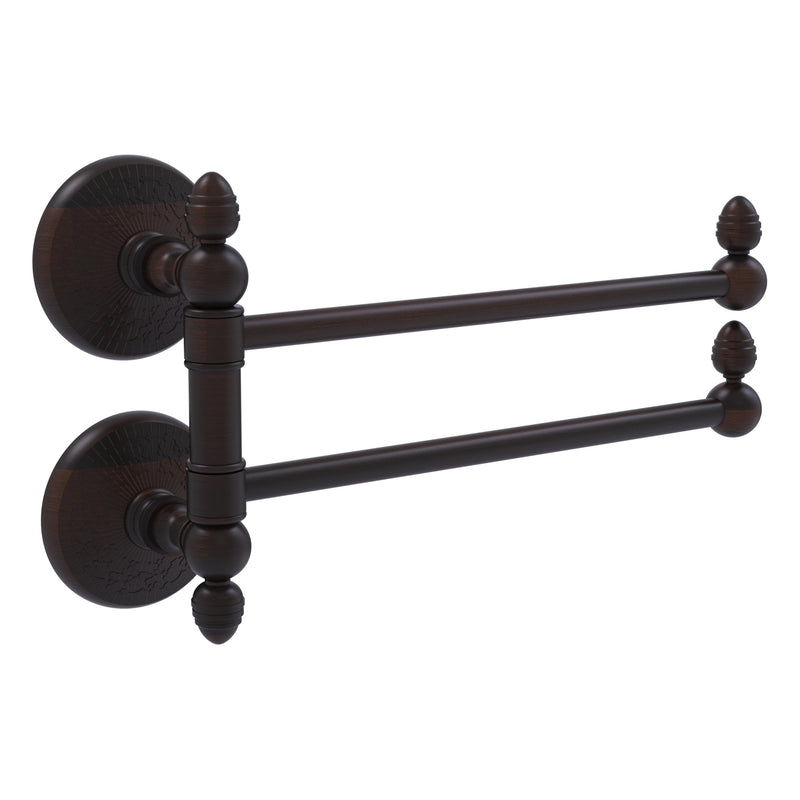 Monte Carlo Collection 2 Swing Arm Towel Rail