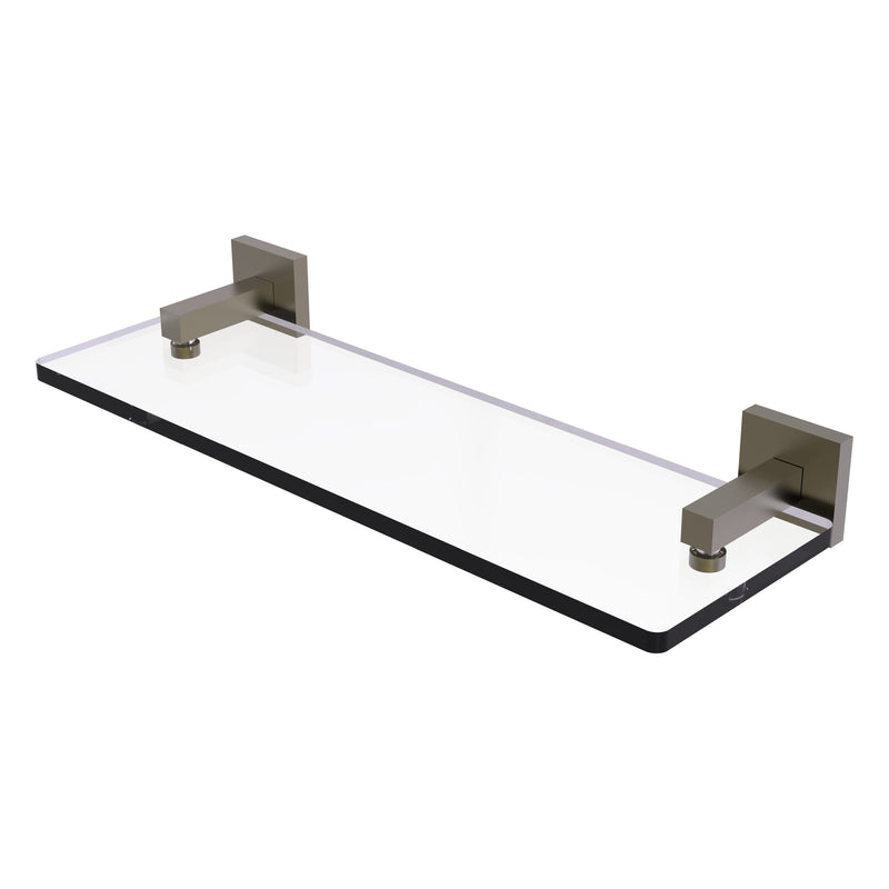 Montero Collection Glass Vanity Shelf with Beveled Edges