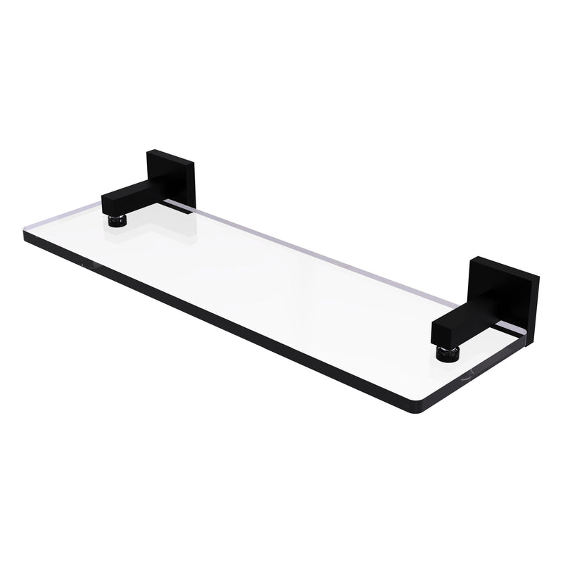 Montero Collection Glass Vanity Shelf with Beveled Edges