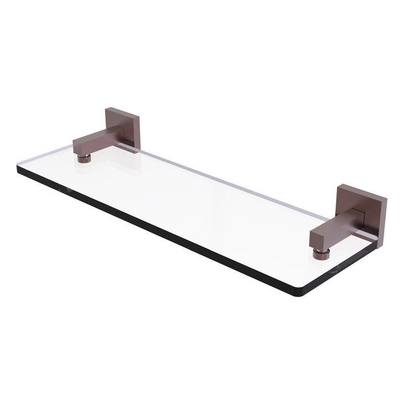 Montero Collection Glass Vanity Shelf with Beveled Edges