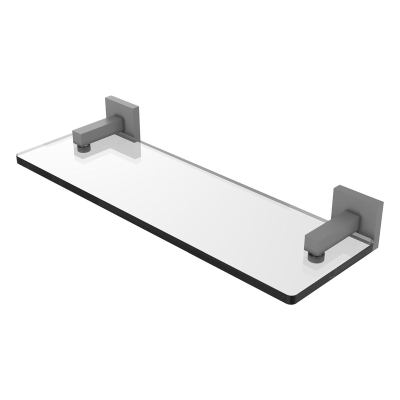 Montero Collection Glass Vanity Shelf with Beveled Edges