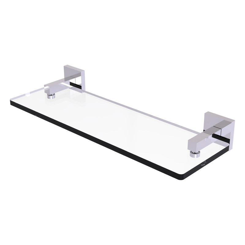 Montero Collection Glass Vanity Shelf with Beveled Edges