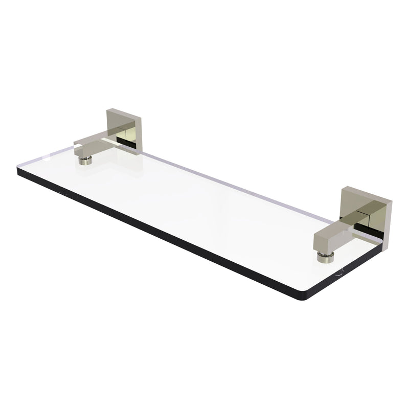 Montero Collection Glass Vanity Shelf with Beveled Edges