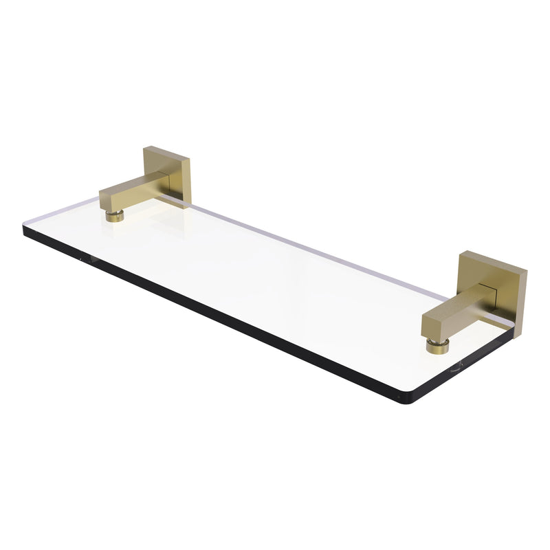 Montero Collection Glass Vanity Shelf with Beveled Edges