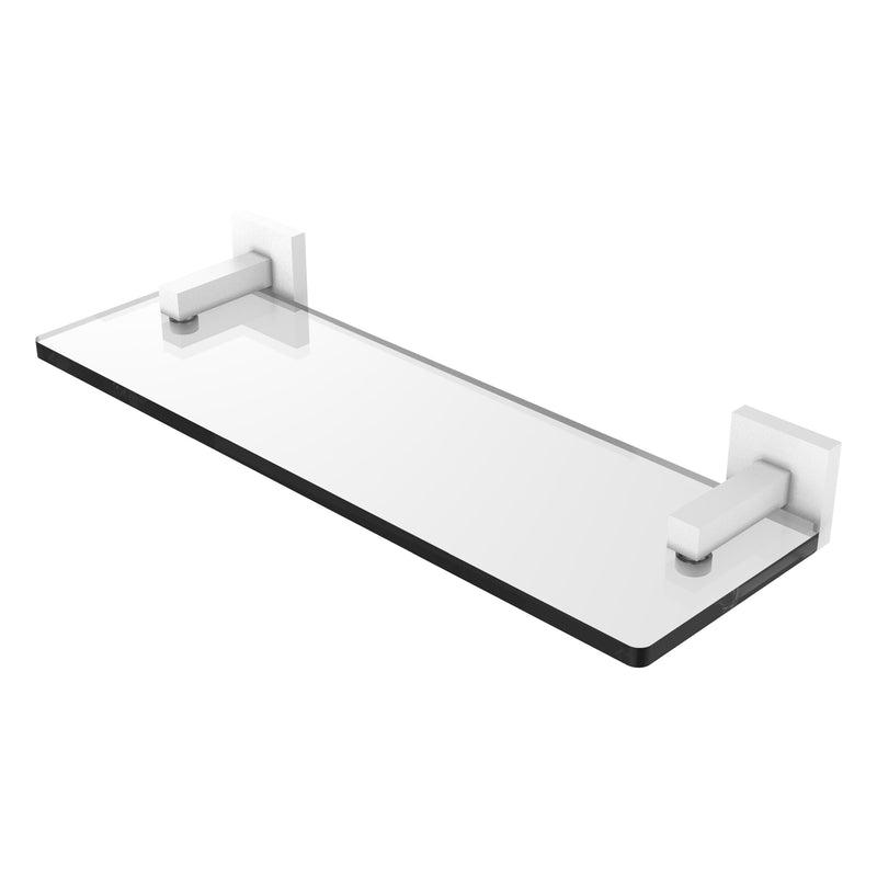 Montero Collection Glass Vanity Shelf with Beveled Edges