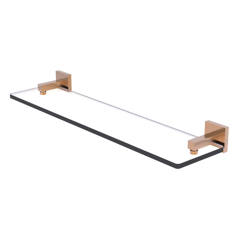 Montero Collection Glass Vanity Shelf with Beveled Edges