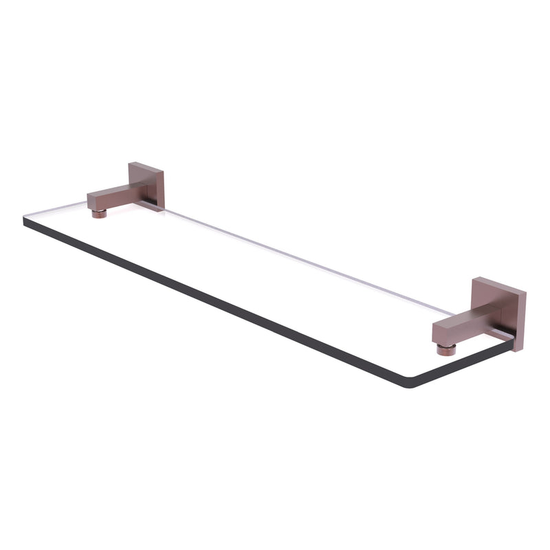 Montero Collection Glass Vanity Shelf with Beveled Edges