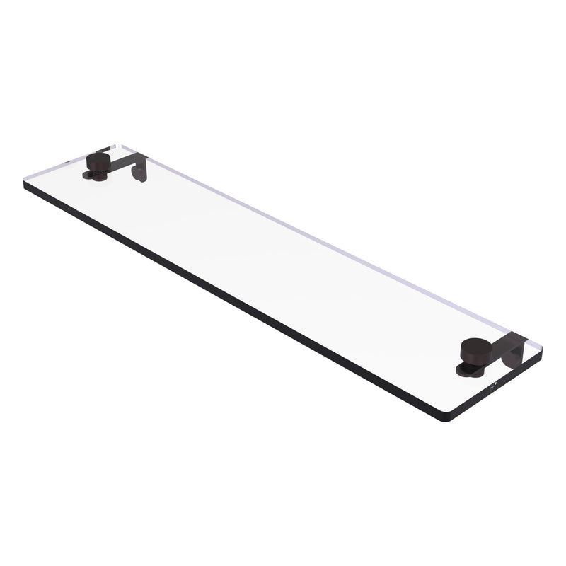 Glass Vanity Shelf with Beveled Edges