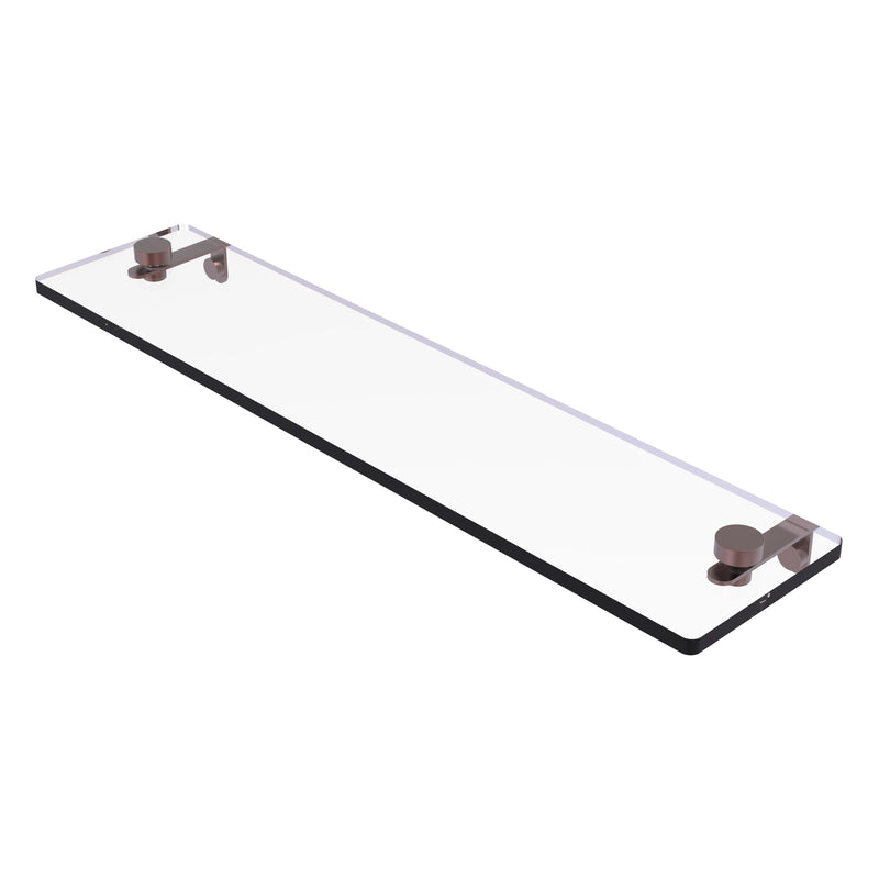 Glass Vanity Shelf with Beveled Edges