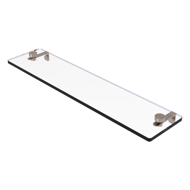 Glass Vanity Shelf with Beveled Edges