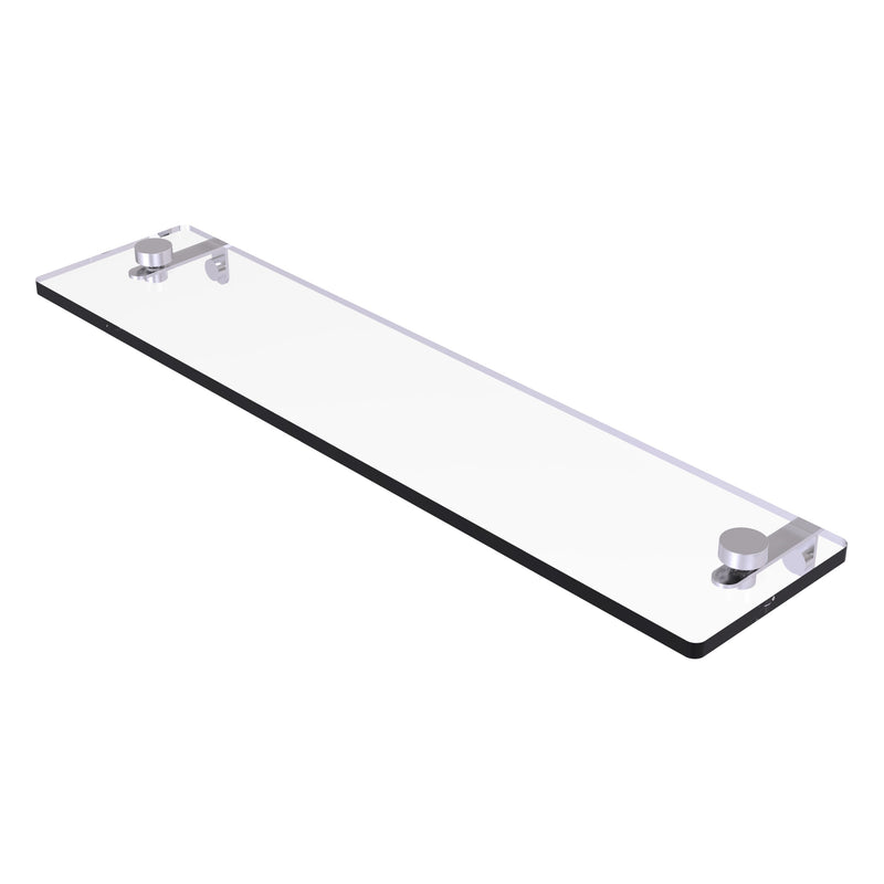 Glass Vanity Shelf with Beveled Edges