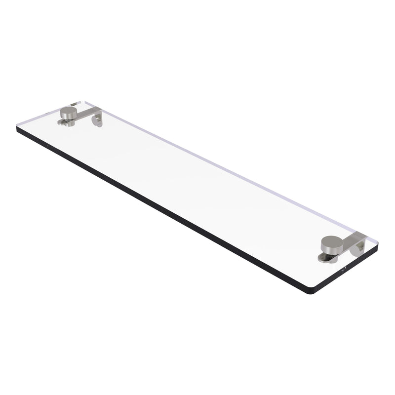 Glass Vanity Shelf with Beveled Edges