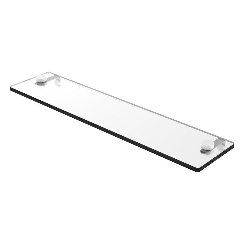 Glass Vanity Shelf with Beveled Edges