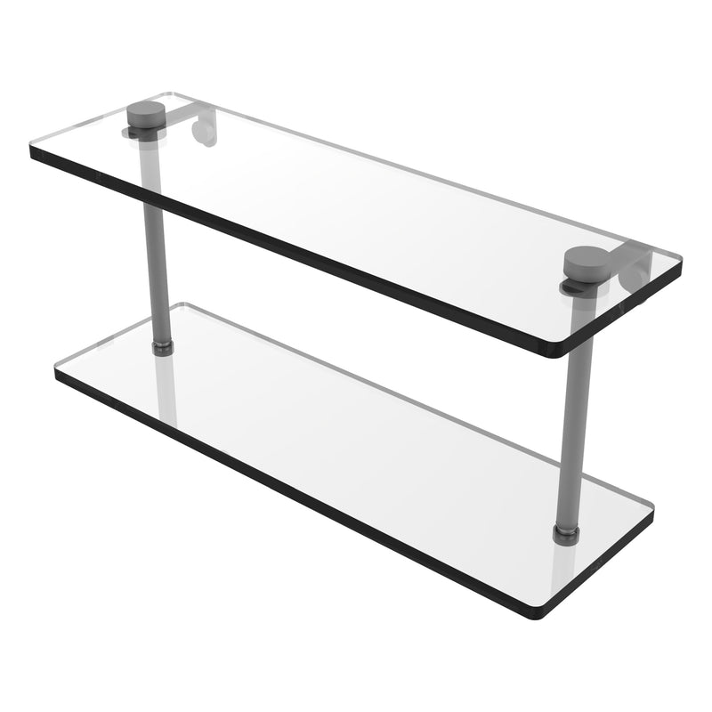 Two Tiered Glass Shelf