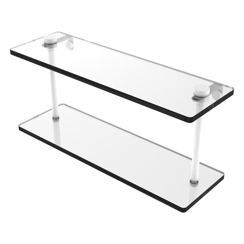 Two Tiered Glass Shelf