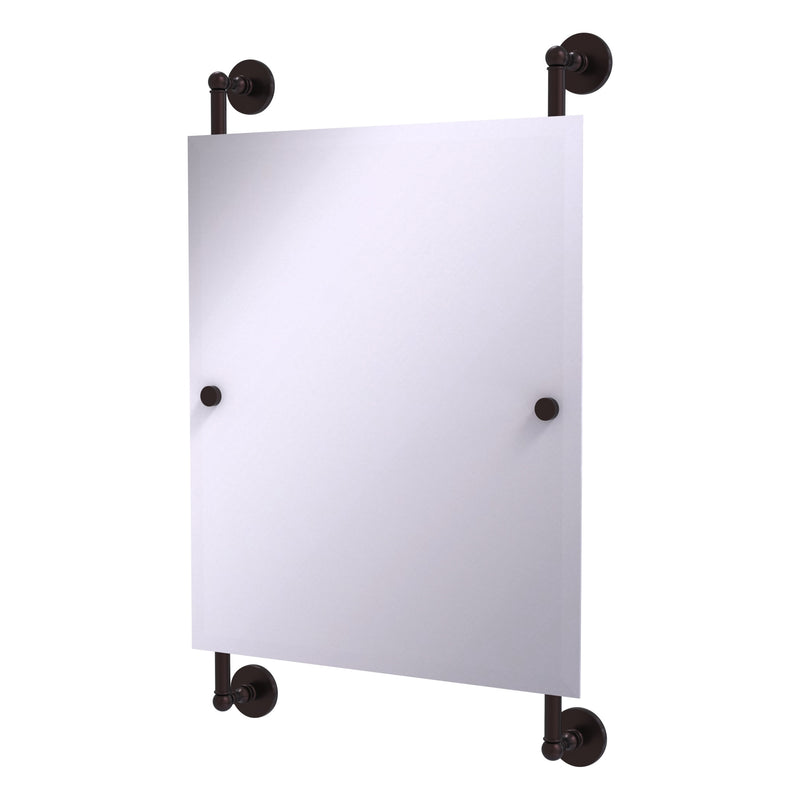 Prestige Skyline Collection Rectangular Frameless Rail Mounted Mirror