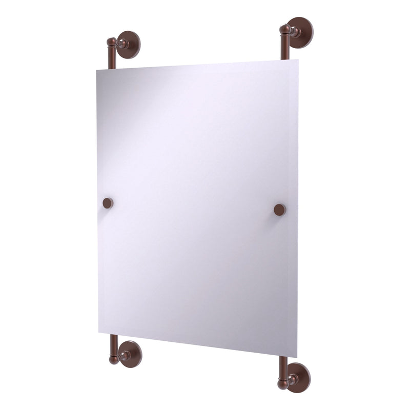 Prestige Skyline Collection Rectangular Frameless Rail Mounted Mirror