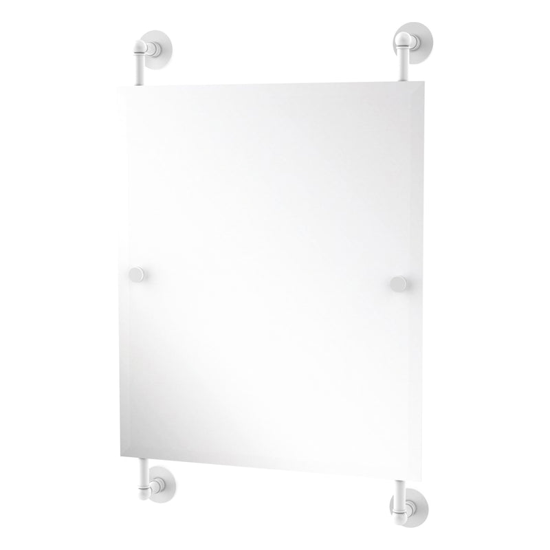 Prestige Skyline Collection Rectangular Frameless Rail Mounted Mirror