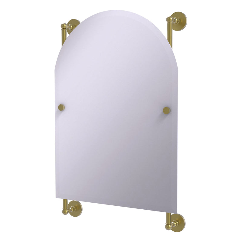 Prestige Skyline Collection Arched Top Frameless Rail Mounted Mirror