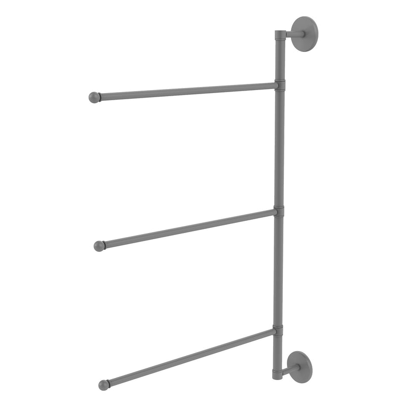 3 Swing Arm Vertical 28 Inch Towel Bar