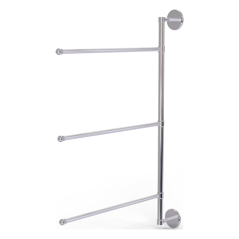 3 Swing Arm Vertical 28 Inch Towel Bar