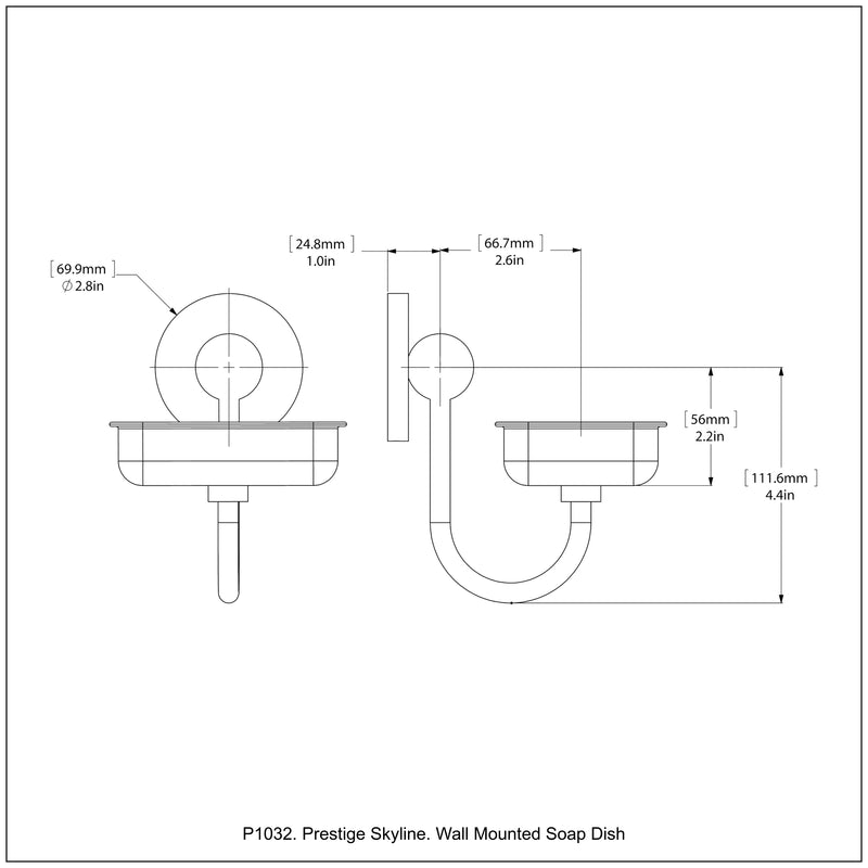 Wall Mounted Soap Dish