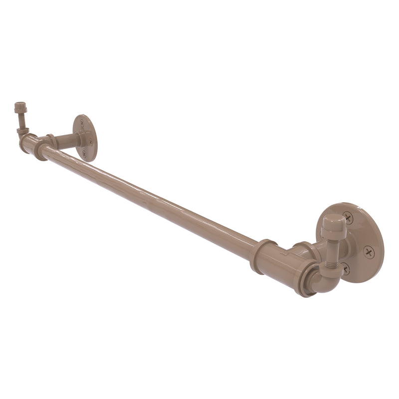 Pipeline Collection Towel Bar with Integrated Hooks