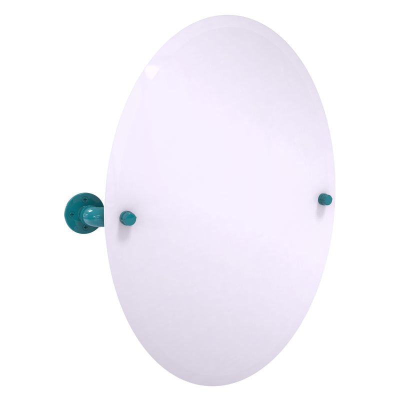 Pipeline Collection Frameless Oval Wall Mounted Tilt Mirror