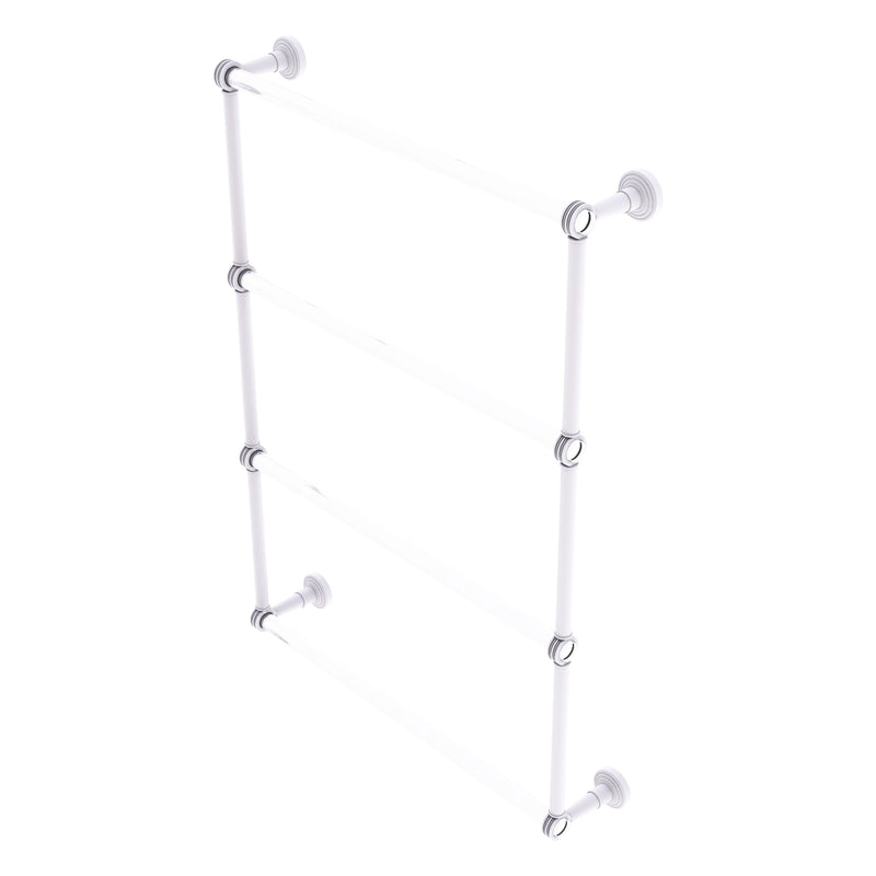 Pacific Beach Collection 4 Tier Ladder Towel Bar with Dotted Accents