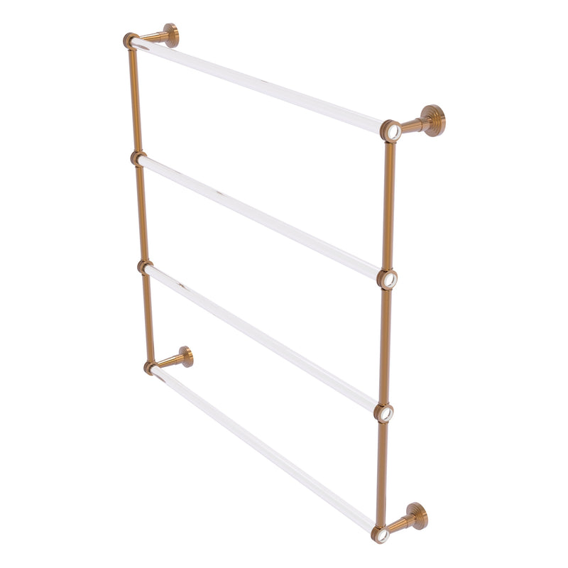 Pacific Beach Collection 4 Tier Ladder Towel Bar with Dotted Accents