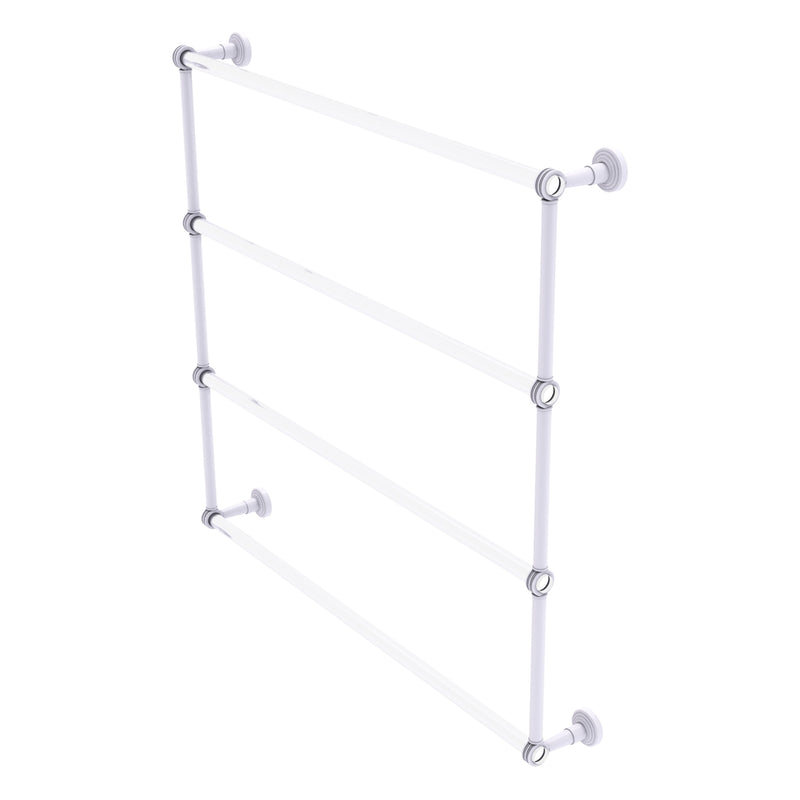 Pacific Beach Collection 4 Tier Ladder Towel Bar with Dotted Accents