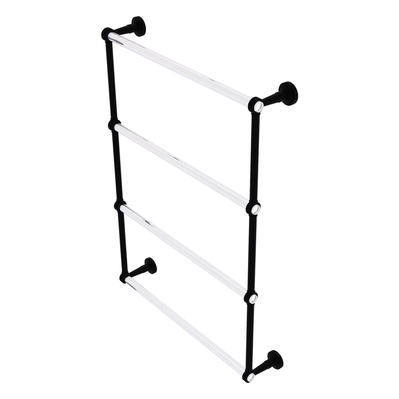 Pacific Beach Collection 4 Tier Ladder Towel Bar with Grooved Accents